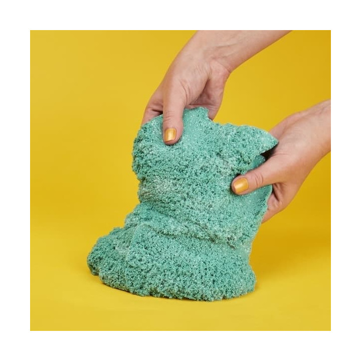 Kinetic sand balení třpytivého modrozeleného písku 0,9 kg