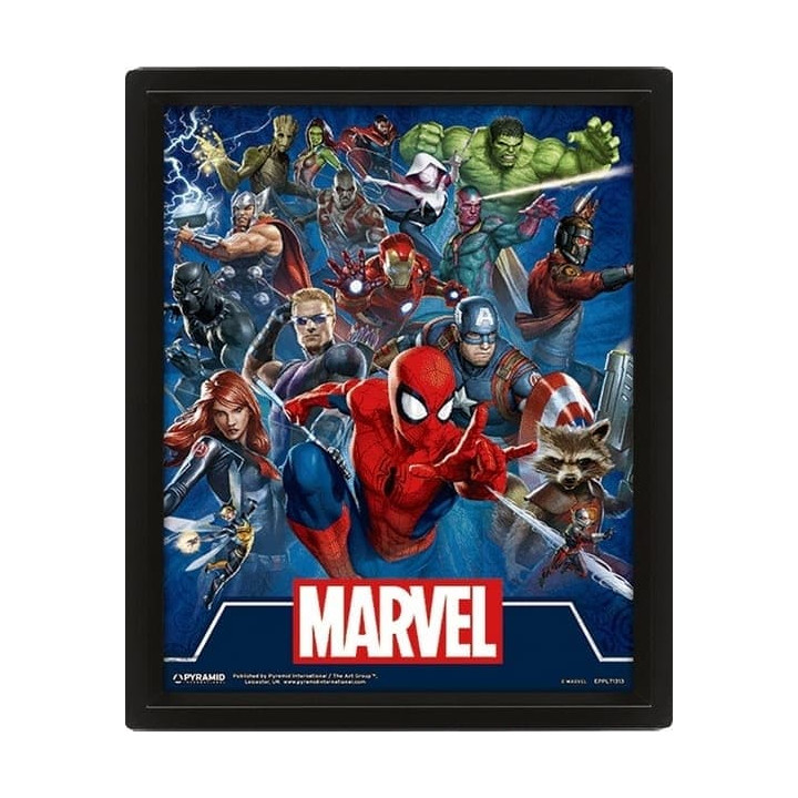 3D obraz Marvel