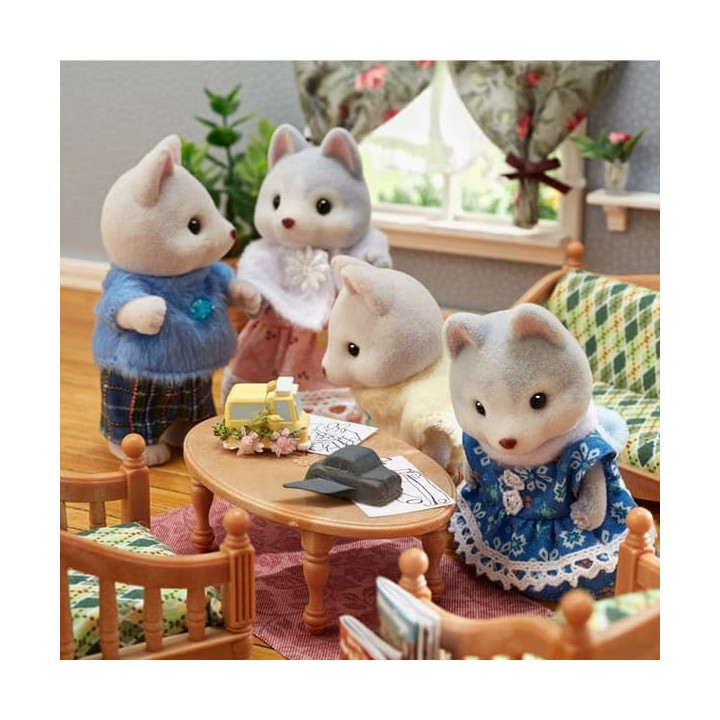 Sylvanian Families Tandemové kolo pro Husky sourozence