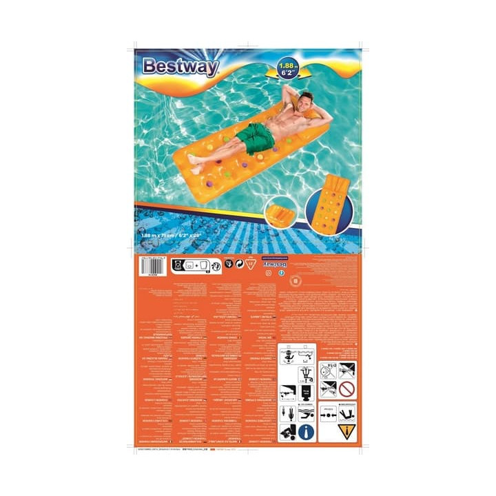 Nafukovací matrace Bestway Fashion 188 x 71 cm