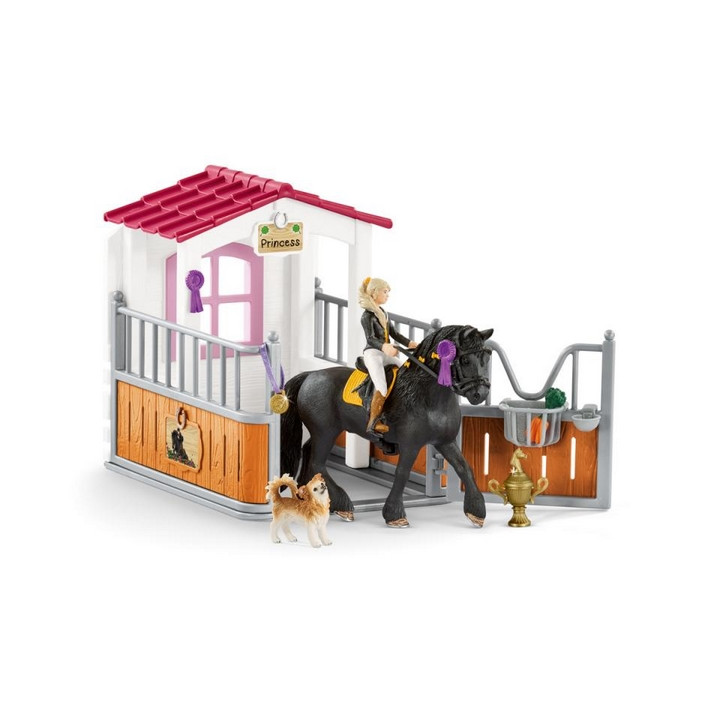 Schleich 42437 Stáj s koněm klubová, Tori + Princess