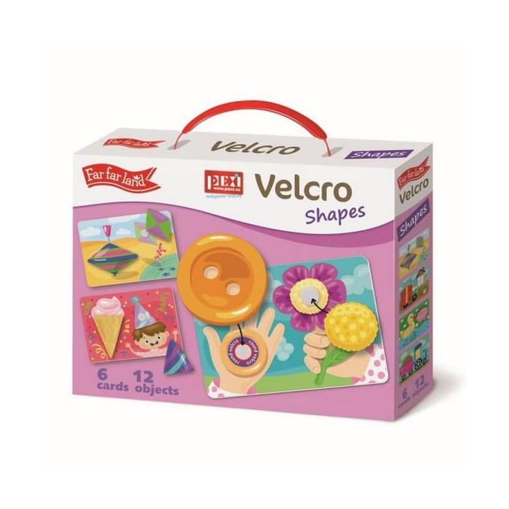 PEXI Velcro skládačky -Tvary (Shapes)
