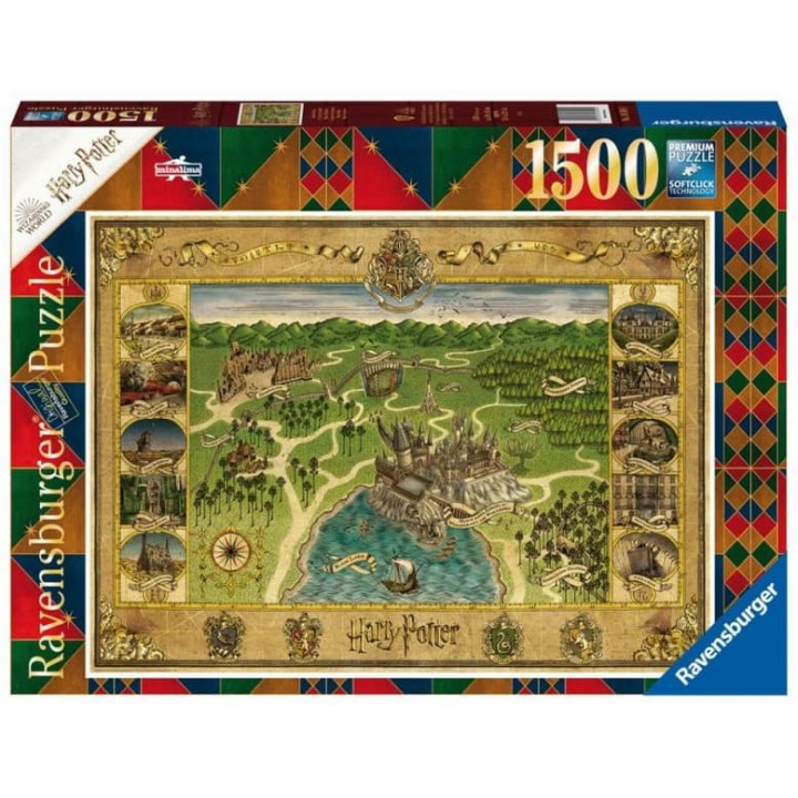 Harry Potter Mapa Bradavic 1500 dílků