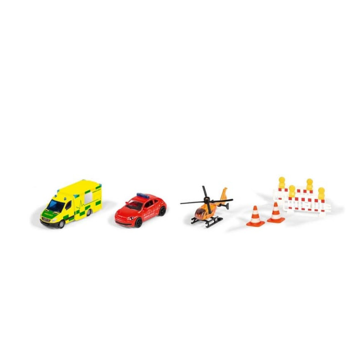 SIKU Super 6332 - set záchranná vozidla 3 ks s příslušenstvím
