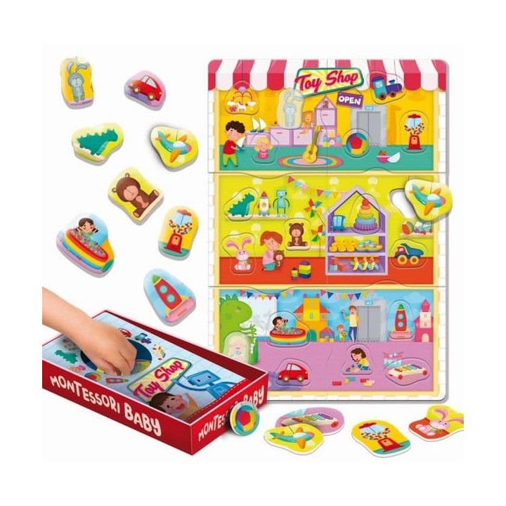 MONTESSORI BABY BOX TOY SHOP - Vkládačka hračky