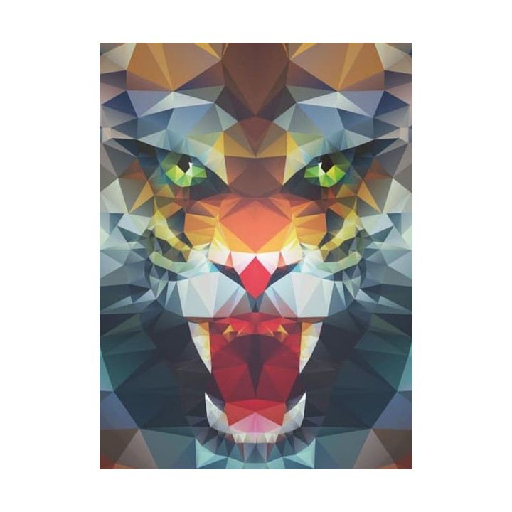 Ravensburger Polygonový lev puzzle 500 dílků