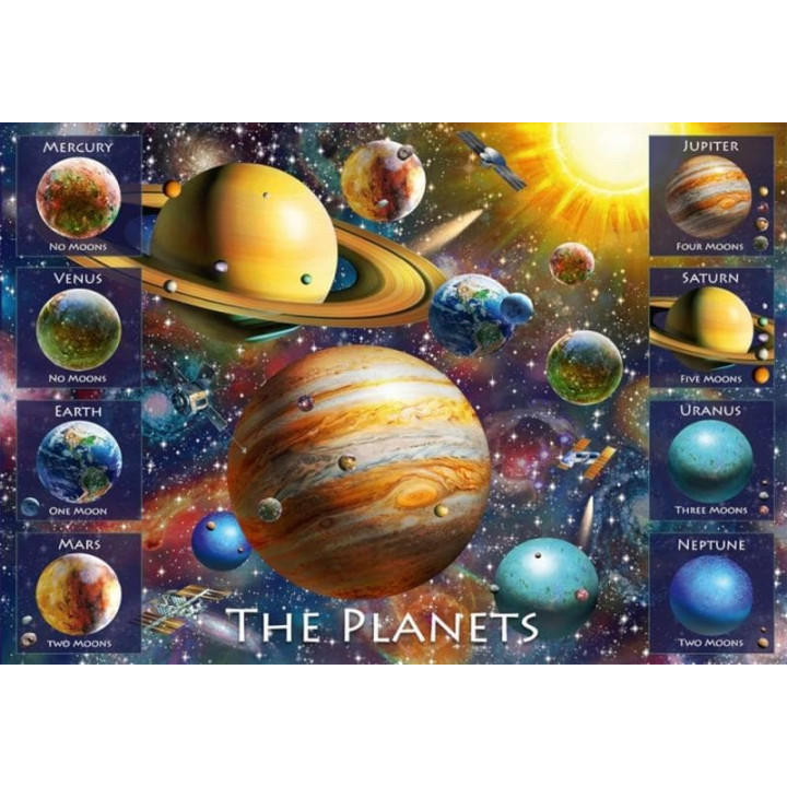 Ravensburger Planety - puzzle 100 dílků