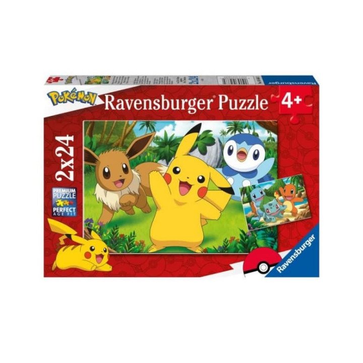 Ravensburger Pokémon puzzle 2x24 dílků