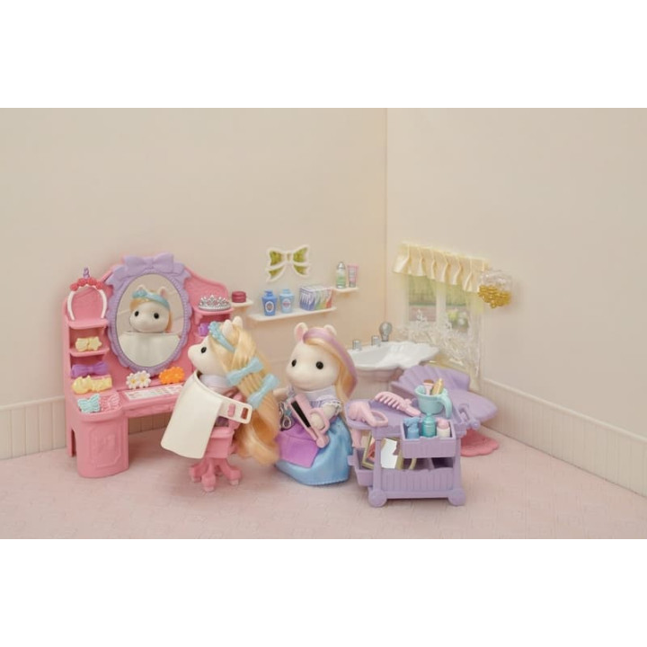 Sylvanian Families - Poník s vlasy v kadeřnictví