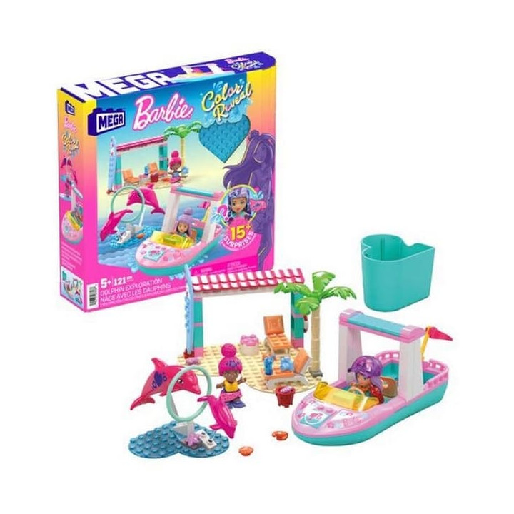 MEGA CONSTRUX 121 ® BarbieColor Reveal ® VÝZKUM DELFÍNŮ