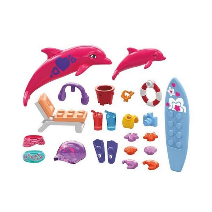 MEGA CONSTRUX 121 ® BarbieColor Reveal ® VÝZKUM DELFÍNŮ