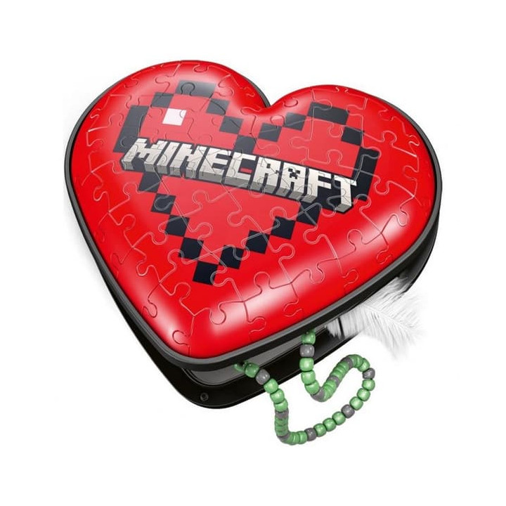 Srdce Minecraft 54 dílků