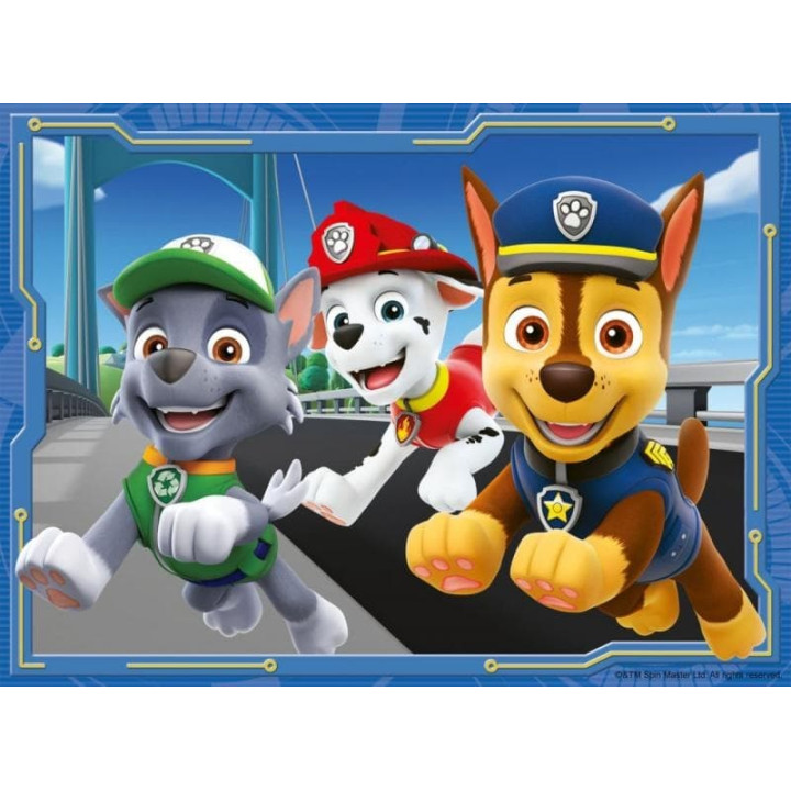 Ravensburger puzzle Tlapková patrola 4 v 1 Paw Patrol