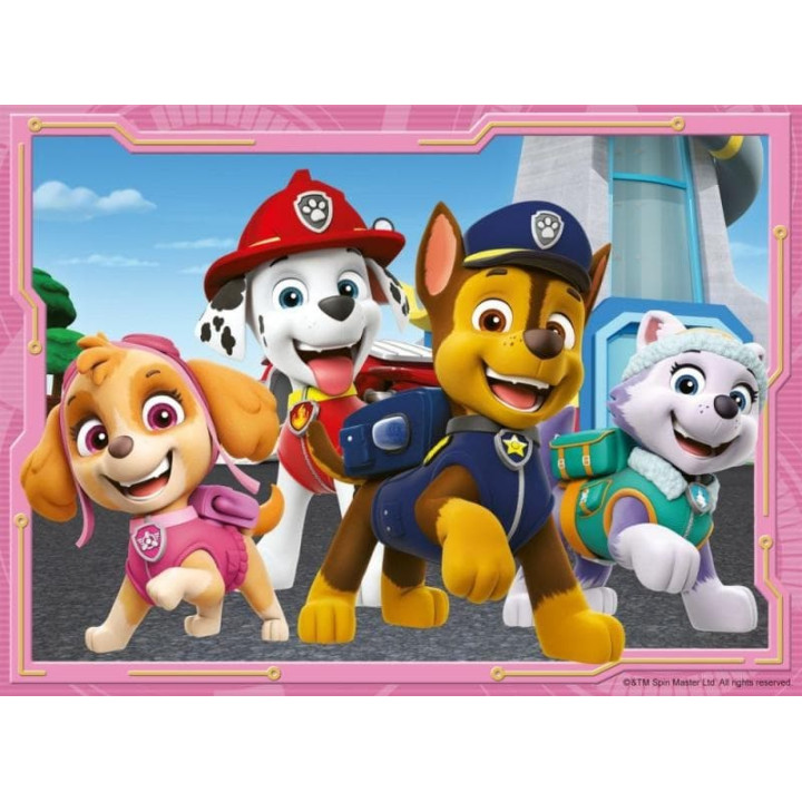 Ravensburger puzzle Tlapková patrola 4 v 1 Paw Patrol