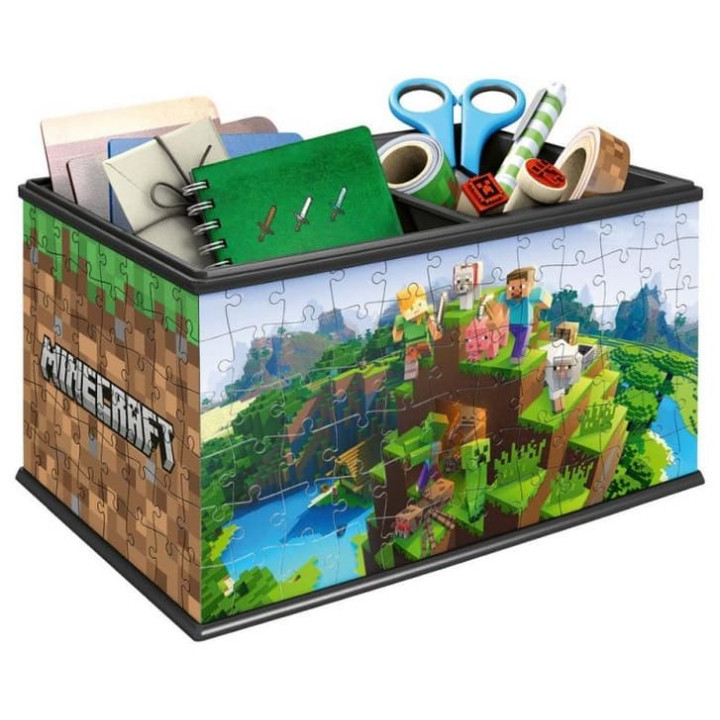 Ravensburger puzzle 3D 11286 Úložná krabice Minecraft