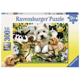 Ravensburger puzzle Veselé přátelství zvířat 300 dílků