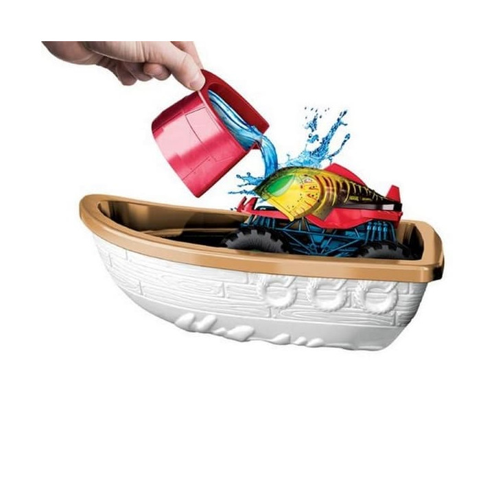 Hot Wheels – MONSTER TRUCKS COLOR SHIFTERS ZUŘIVÝ KROKODÝL