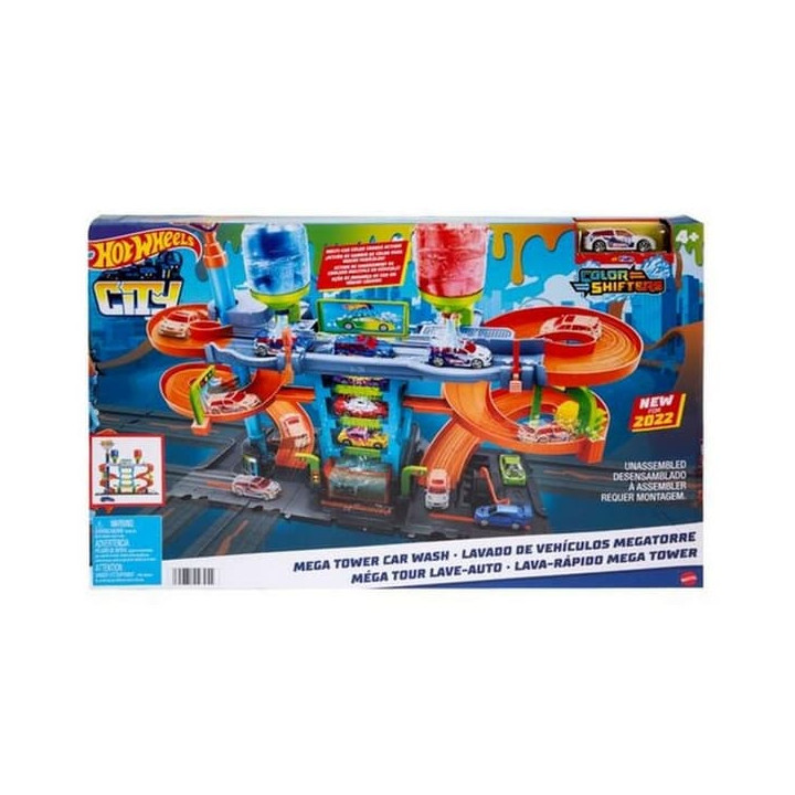 Hot Wheels – CITY COLOR SHIFTERS AUTOMYČKA SE SPIRÁLOU