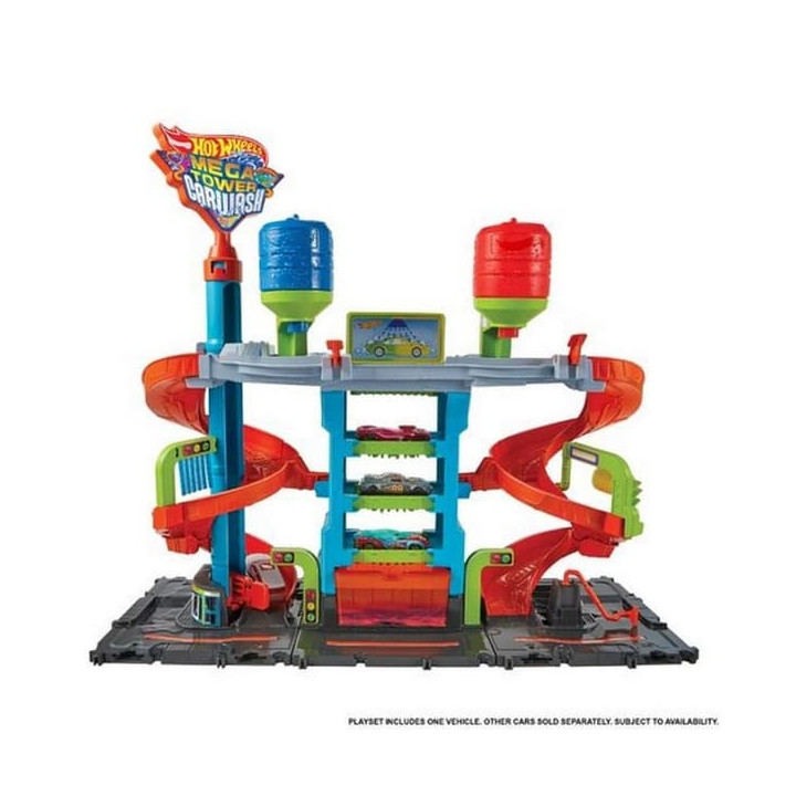 Hot Wheels – CITY COLOR SHIFTERS AUTOMYČKA SE SPIRÁLOU