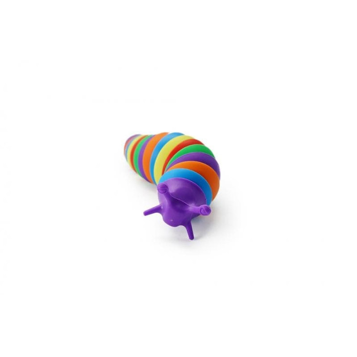 Fidget toy - duhový slimák