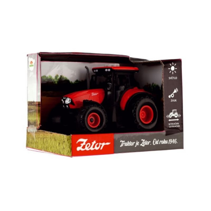 Traktor Zetor na setrvačník se světlem a zvukem