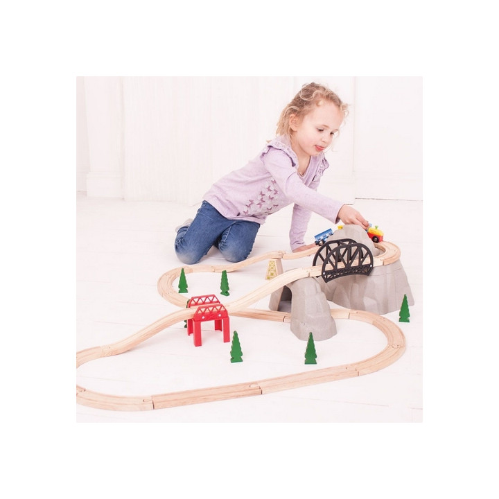 Bigjigs Rail Set vysokohorská dráha