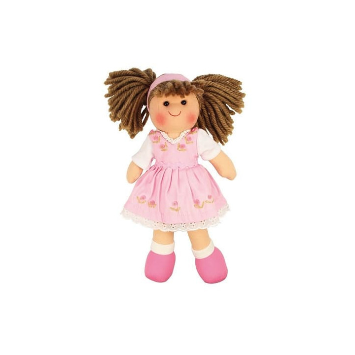Bigjigs Toys Látková panenka Rose 28 cm