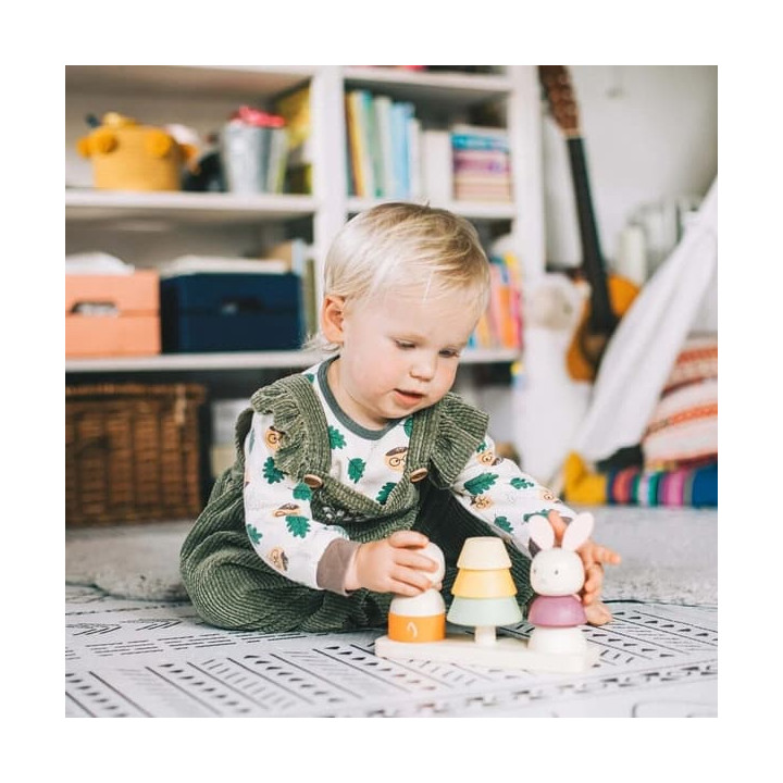 Bigjigs Baby Motorická nasazovací hračka liška a králíček