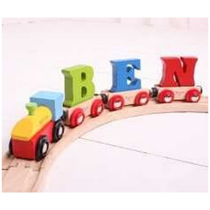 Bigjigs Rail Vagónek dřevěné vláčkodráhy - Písmeno B