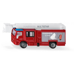 SIKU Super 1749 - Auto hasiči s teleskopickým zvedákem