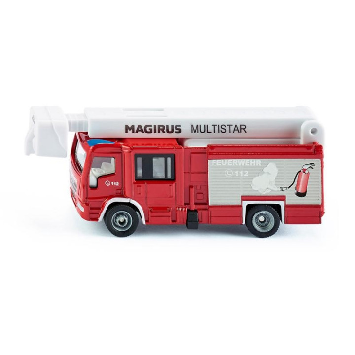 SIKU Super 1749 - Auto hasiči s teleskopickým zvedákem