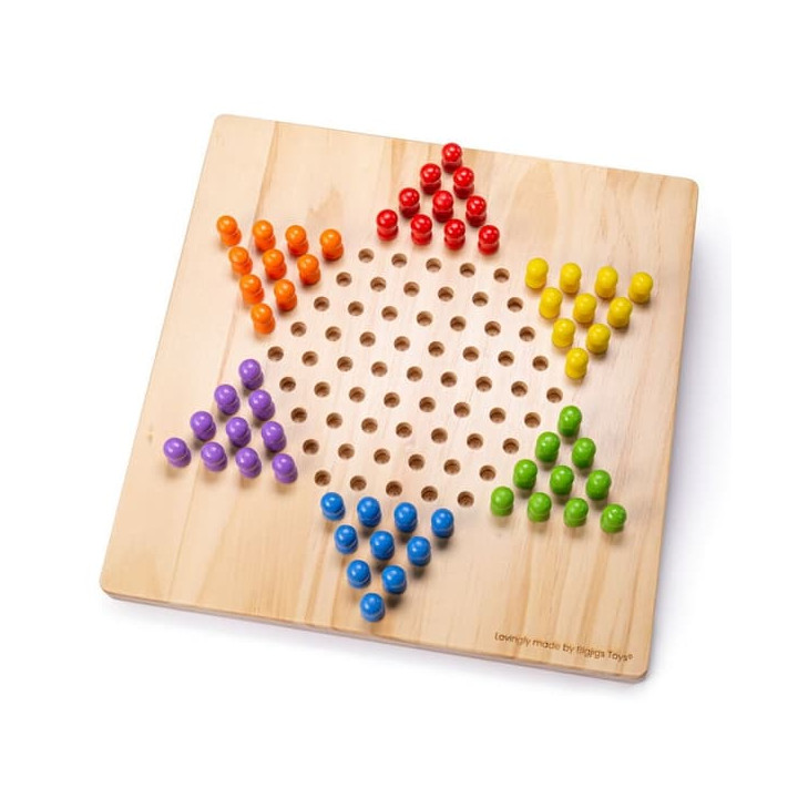 Bigjigs Toys Dřevěná halma