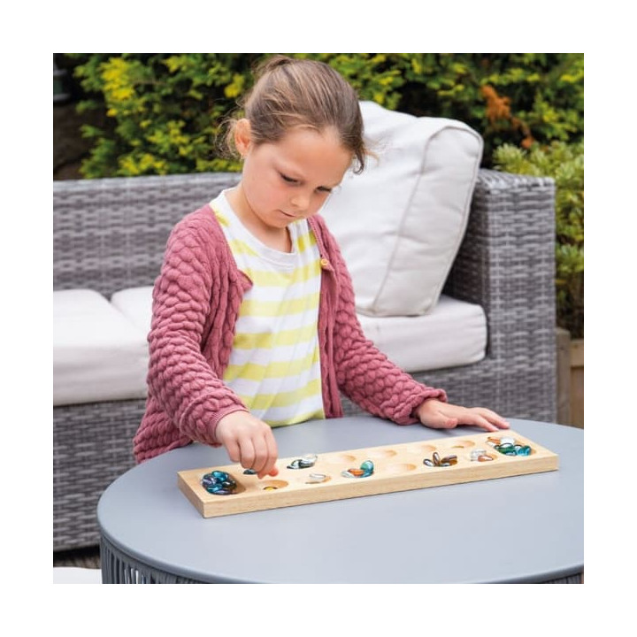 Bigjigs Toys Hra s kamínky Mankala