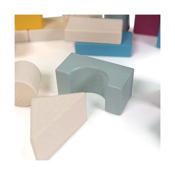 Bigjigs Toys Kyblík s kostkami 50 ks
