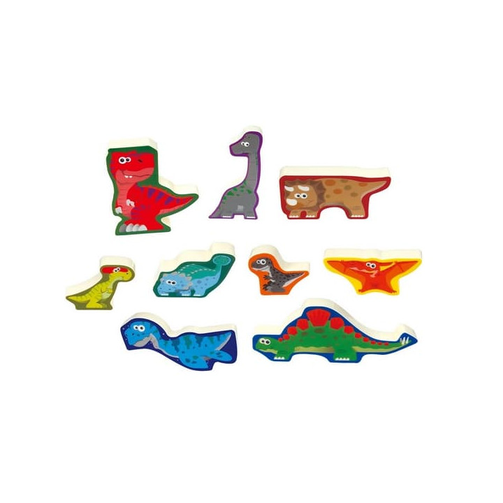 Puzzle/Vkládačka deskové dinosauři 20x14cm 24m+