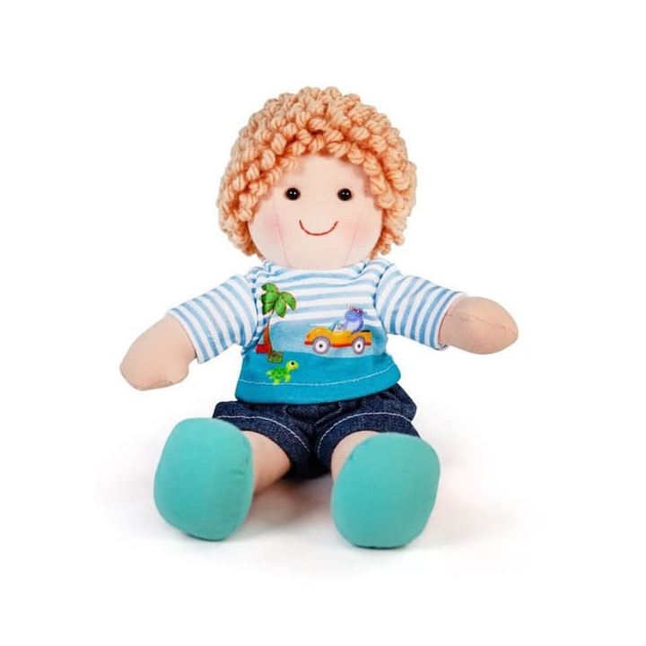 Bigjigs Toys Látková panenka Robin 30 cm