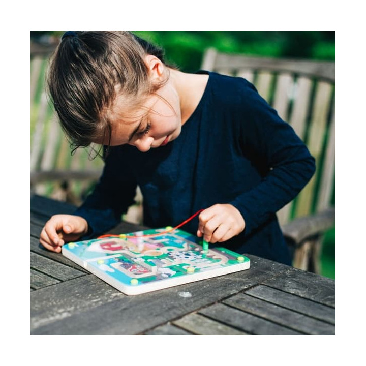Bigjigs Toys Magnetické bludiště Farma