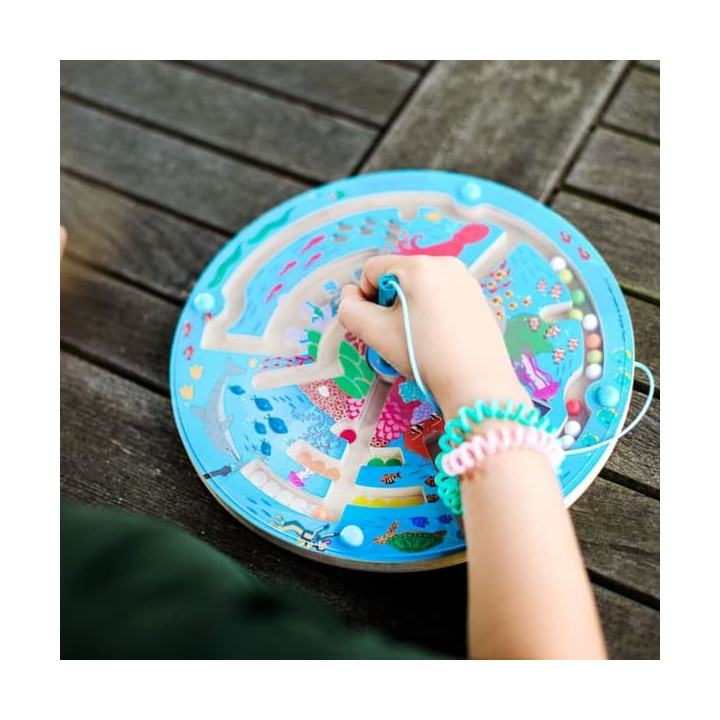 Bigjigs Toys Magnetické bludiště Podmořský život