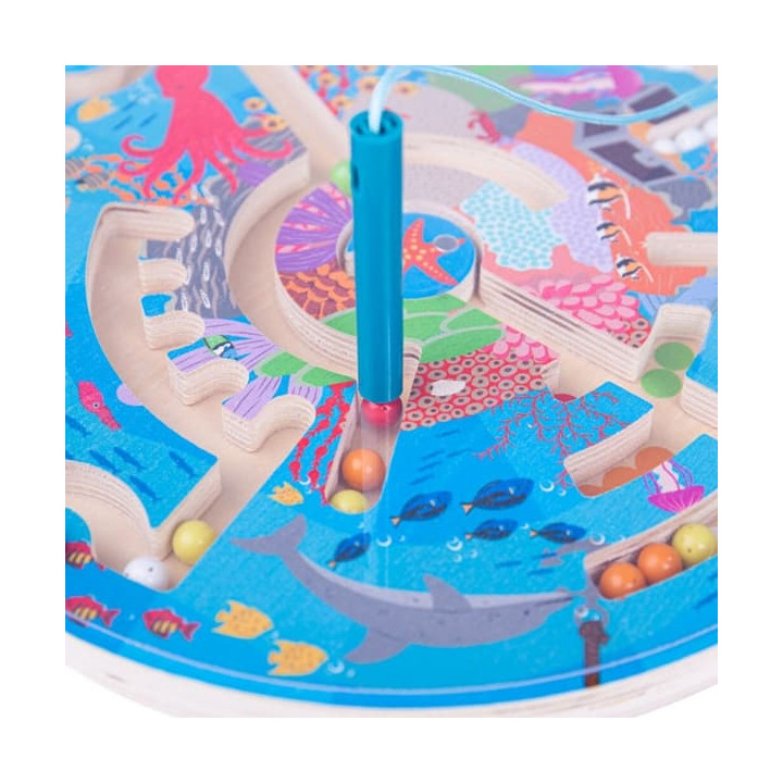 Bigjigs Toys Magnetické bludiště Podmořský život