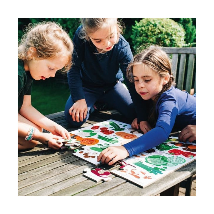 Bigjigs Toys Podlahové puzzle Zelenina
