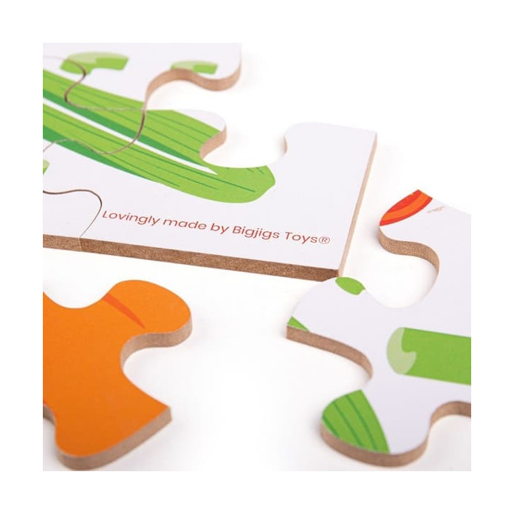 Bigjigs Toys Podlahové puzzle Zelenina