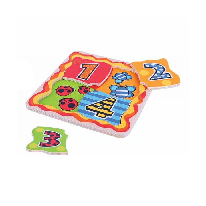 Bigjigs Toys Moje první počítací puzzle