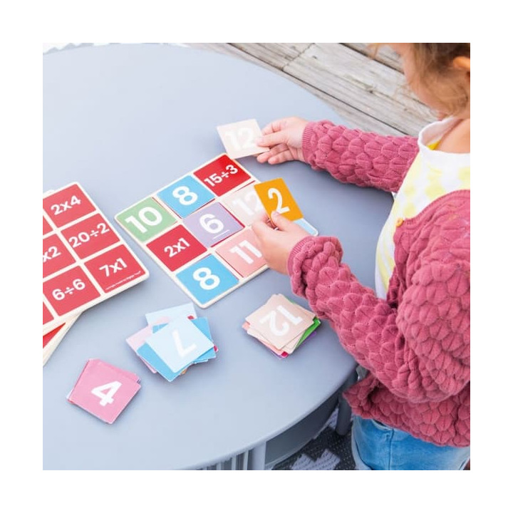 Bigjigs Toys Matematické bingo Násobení a dělení