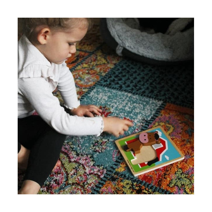 Bigjigs Toys Vkládací puzzle Koník