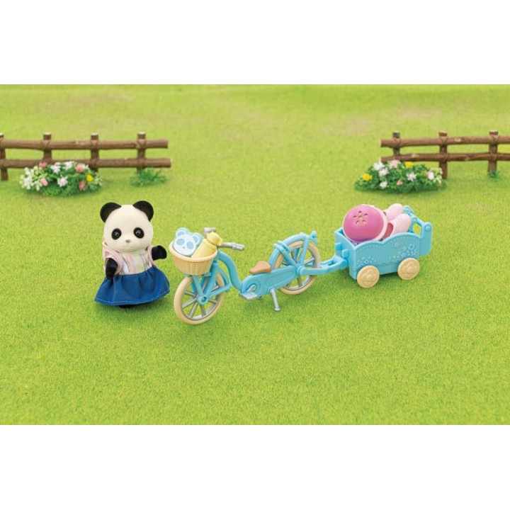 Sylvanian Families - Panda a cyklo-bruslařský set