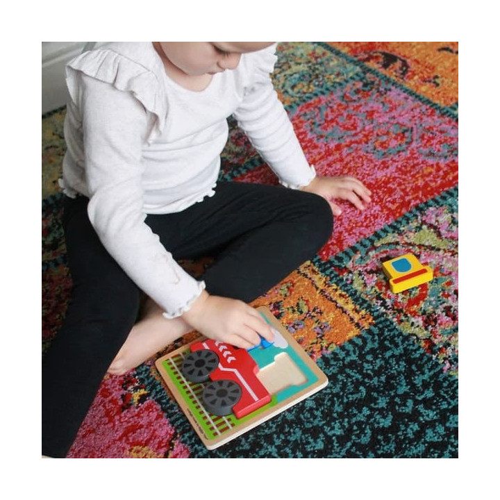 Bigjigs Toys Vkládací puzzle Vláček