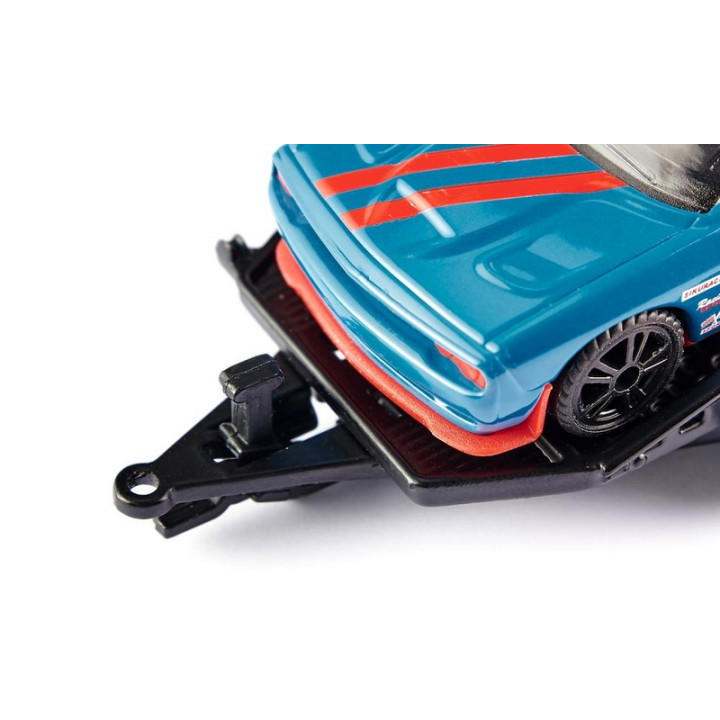 SIKU Super 2565 - Dodge Charger se závodním autem na vleku 1:55