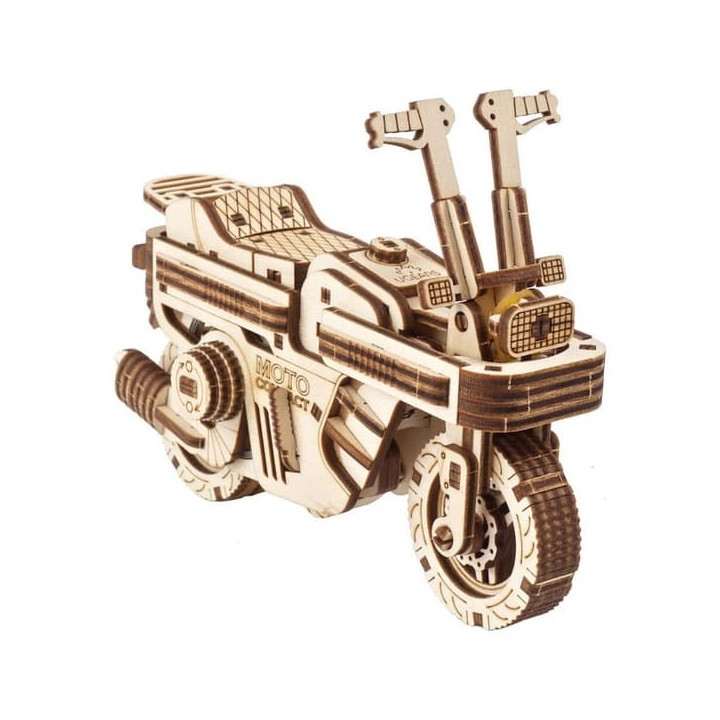 Ugears 3D dřevěné mechanické puzzle Skládací skútr