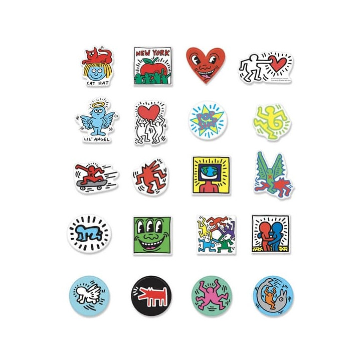 Vilac Dřevěné magnetky Keith Haring