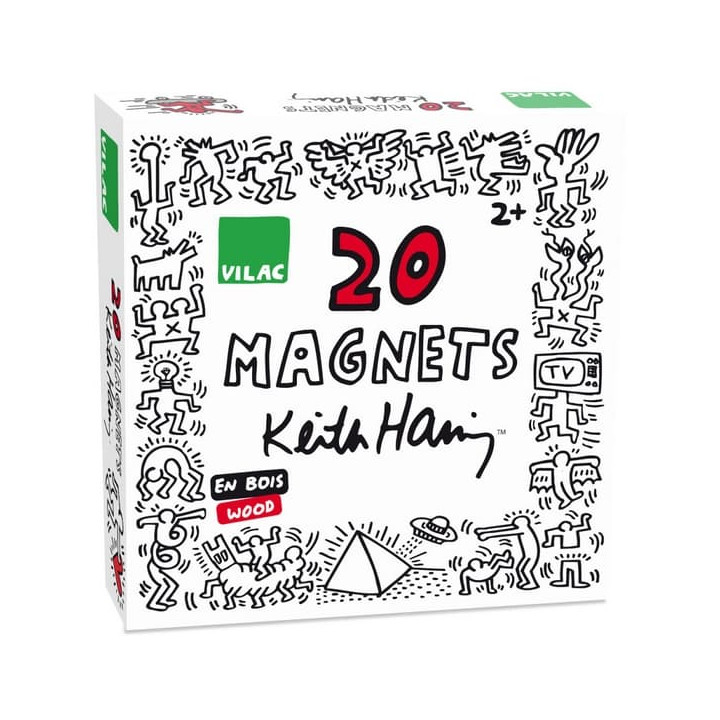 Vilac Dřevěné magnetky Keith Haring